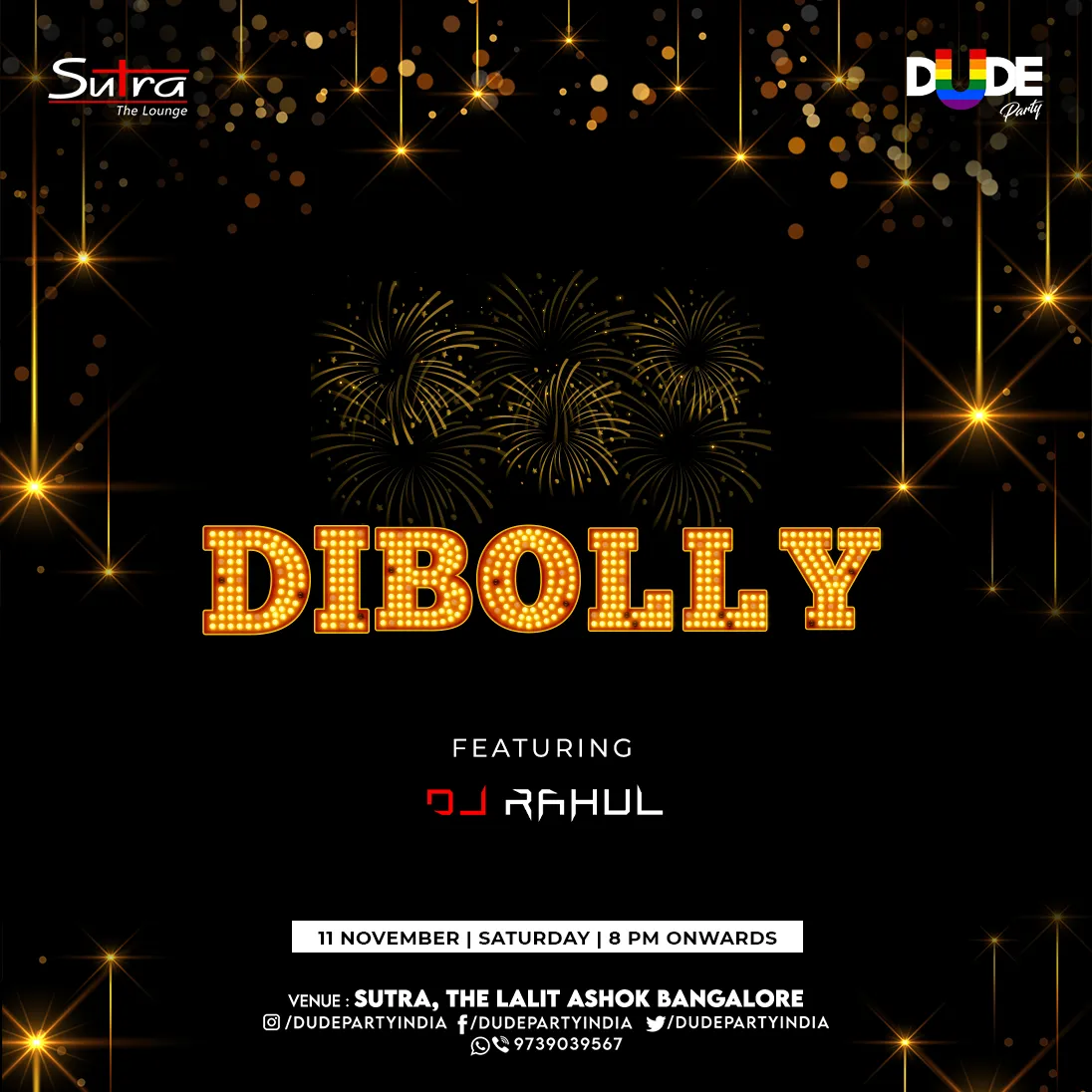 DIBOLLY Diwali Edition Dude Party India