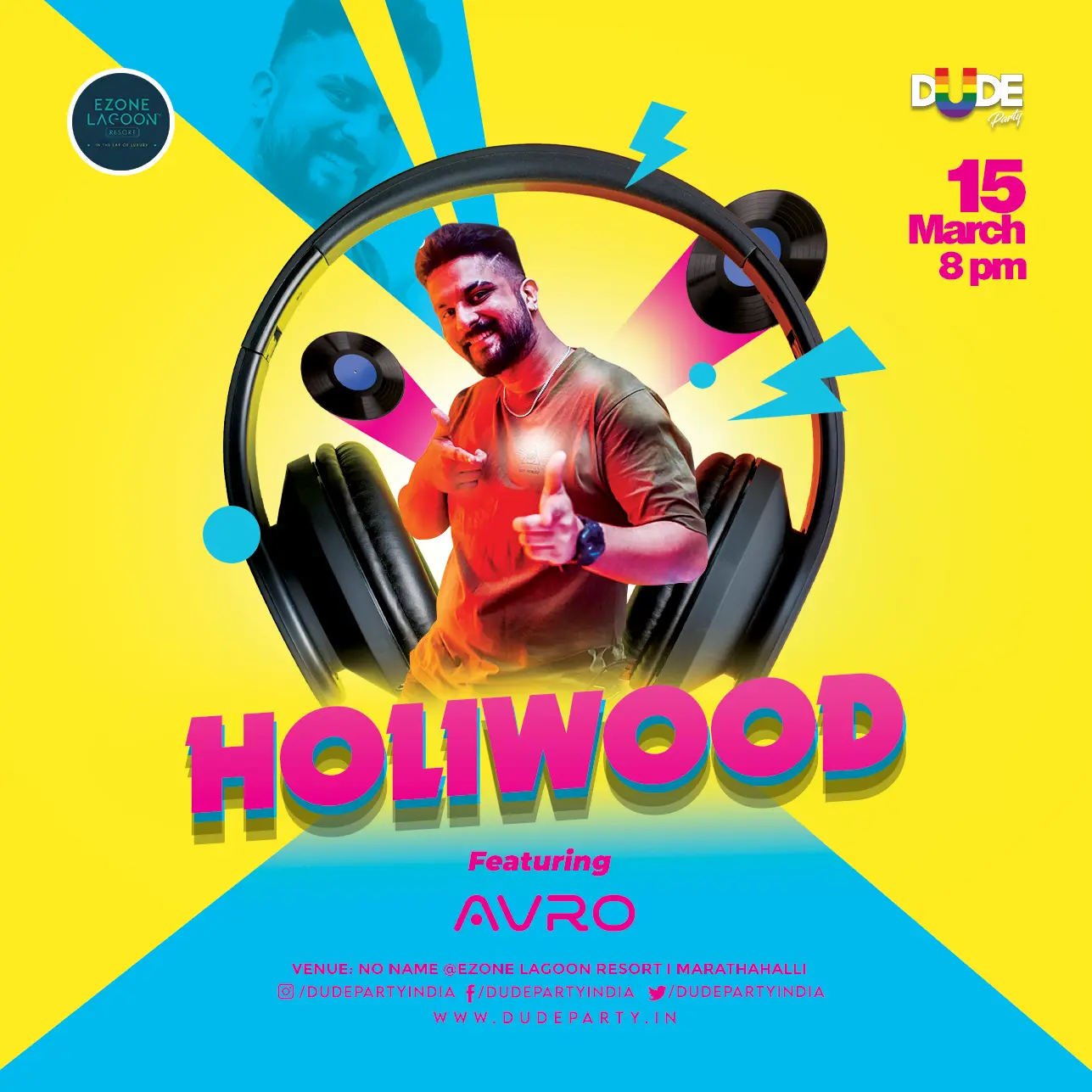 HOLIWOOD – Holi Bollywood Party (15th March 2025)
